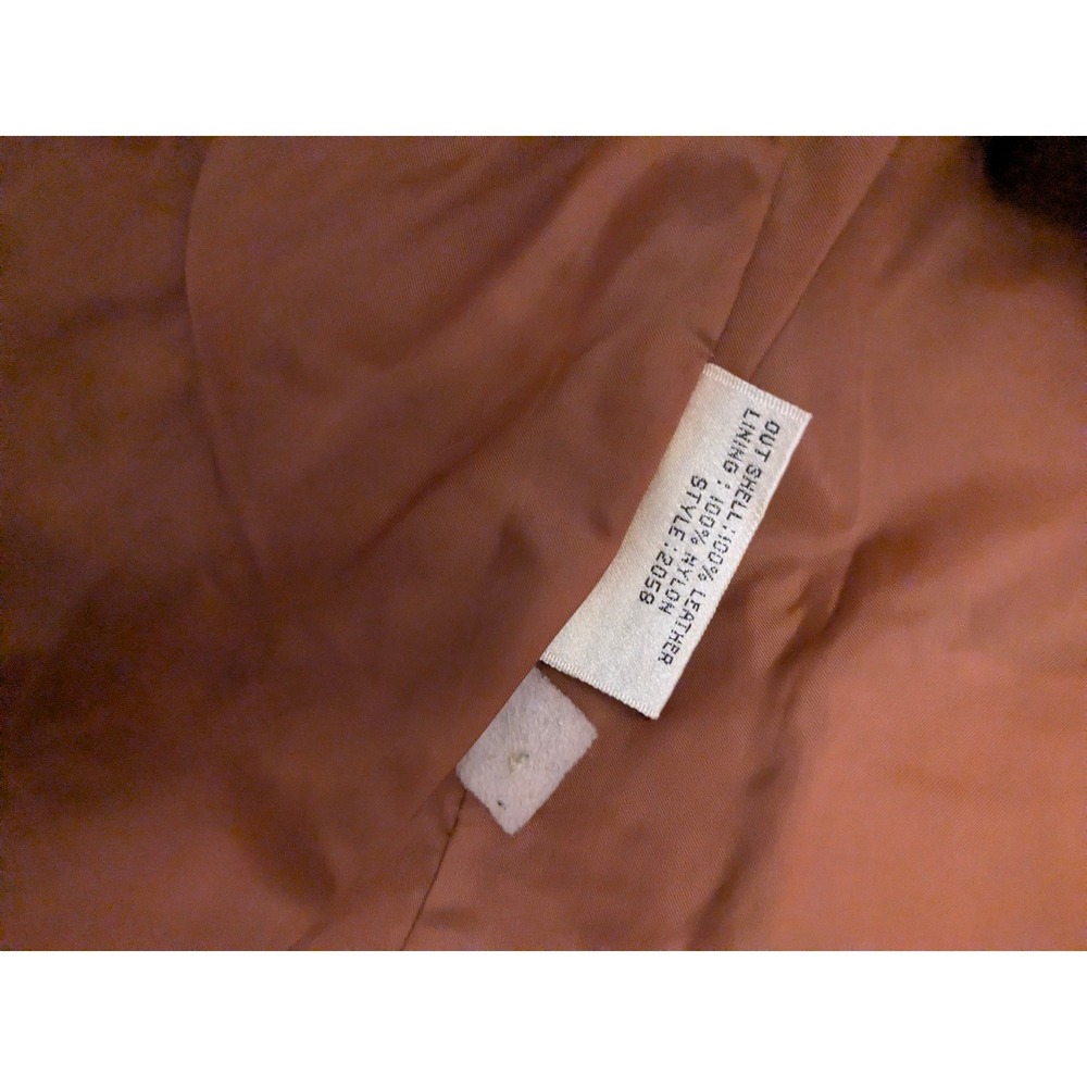 Bermans Vintage Brown Leather Jacket Belted Style 2058 Womens 12 - Picture 3 of 8